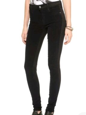 James Jeans Twiggy Corduroy Skinny Jeans Pants - Black‎ Size 28